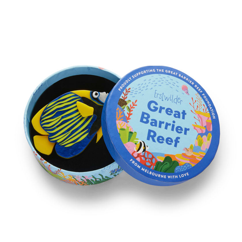 Emperor Angelfish Brooch