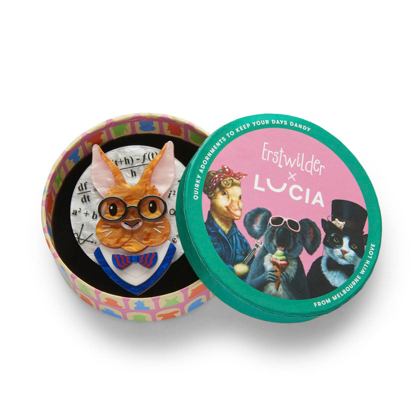 The Brightest Bunny Brooch