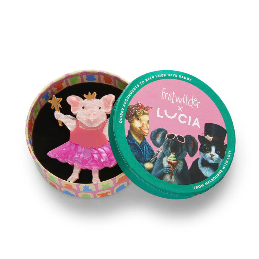 The Pixie Piglet Brooch