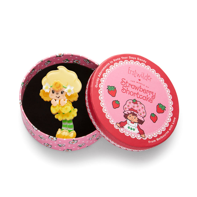 Lemon Meringue Brooch