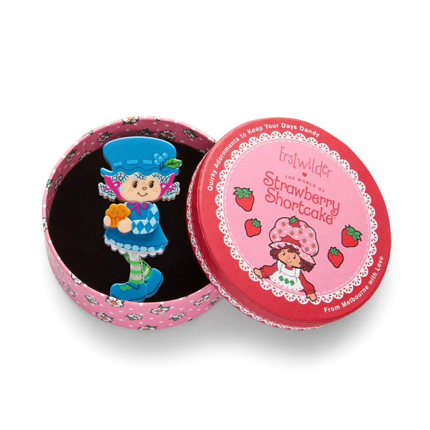 Blueberry Muffin Brooch