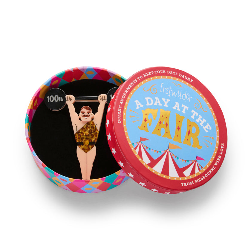 Worlds Strongest Man Brooch