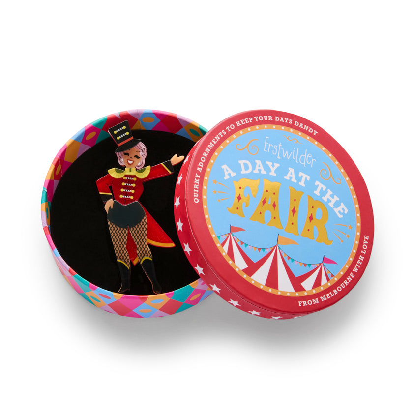 Roll Up! Roll Up! Brooch