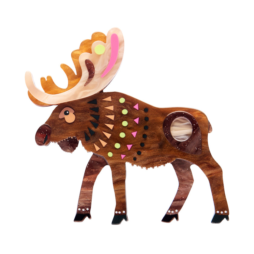 The Majestic Moose Brooch