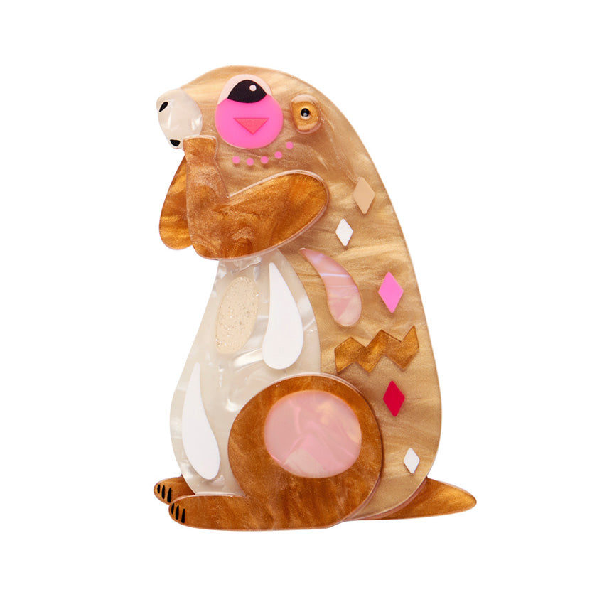 The Prudent Prairie Dog Brooch