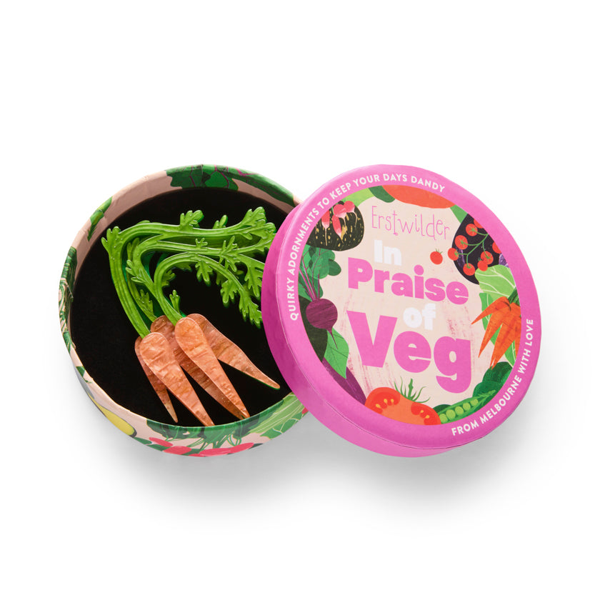 Carrot Topper Brooch