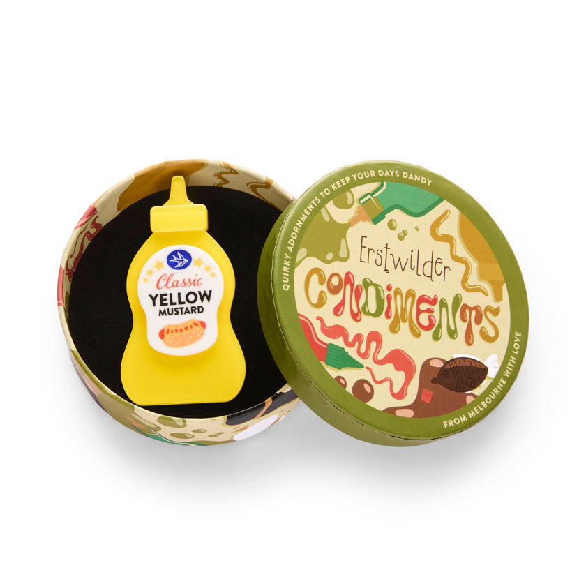 Mustard Moments Brooch