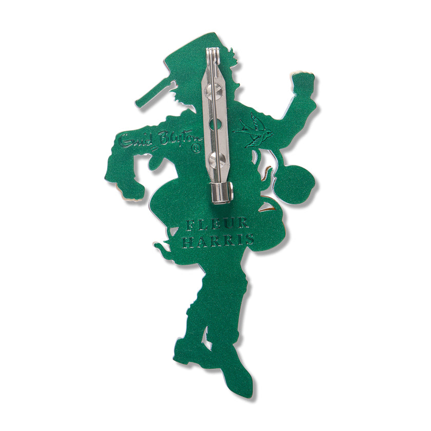 Saucepan Man Brooch