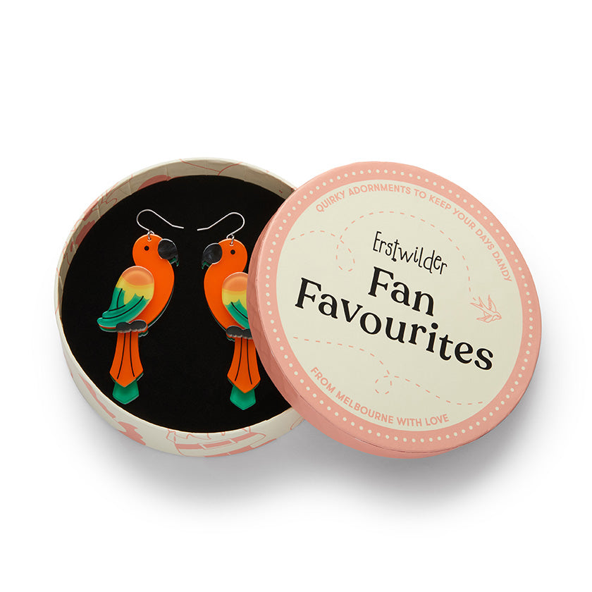 Pancha's Parrot Drop Earrings
