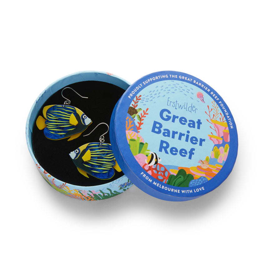 Emperor Angelfish Drop Earrings