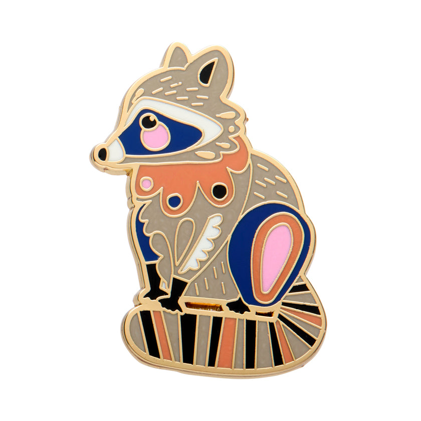 The Resourceful Raccoon Enamel Pin