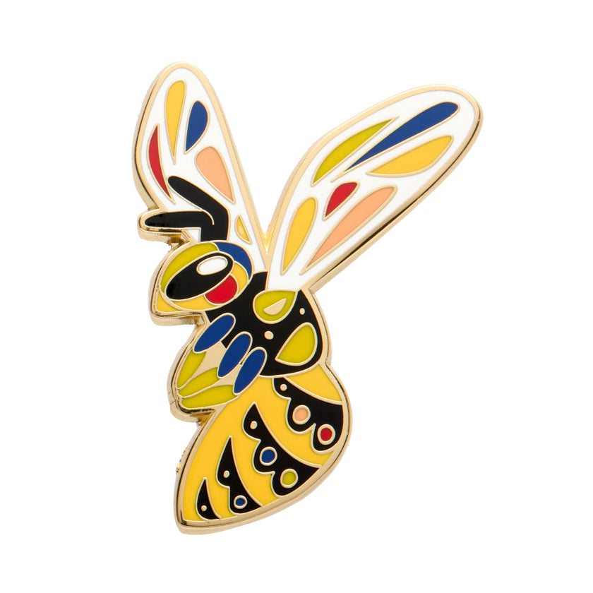 The Youthful Yellowjacket Enamel Pin