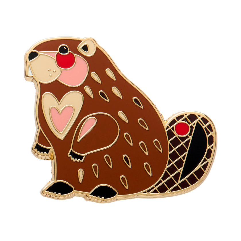 The Busy Beaver Enamel Pin