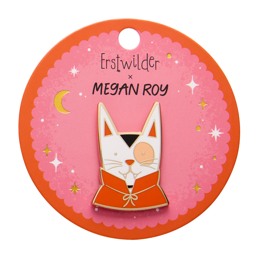 Fangtastic Kitty Enamel Pin