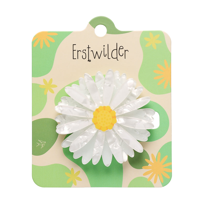 Cut Leaf Daisy Large Hair Clip - 1 Piece