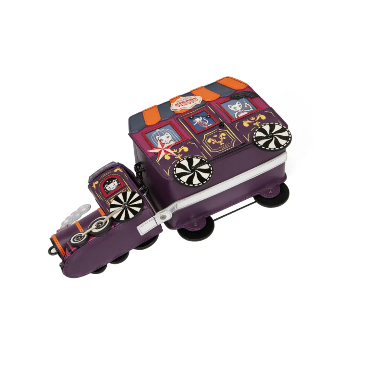 Skelecat's Travelling Ghost Circus ~ Train Bag