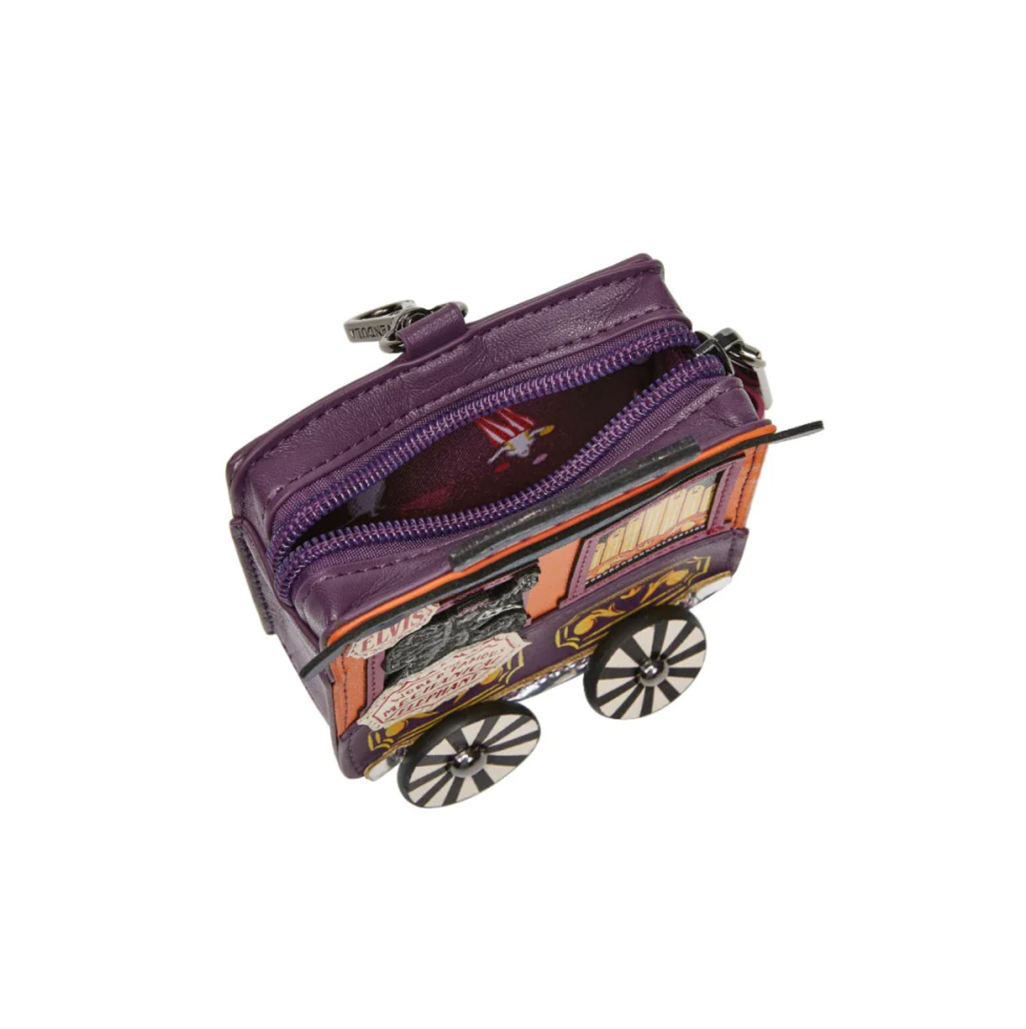 Skelecat's Travelling Ghost Circus ~ Train Carriage Coin Purse