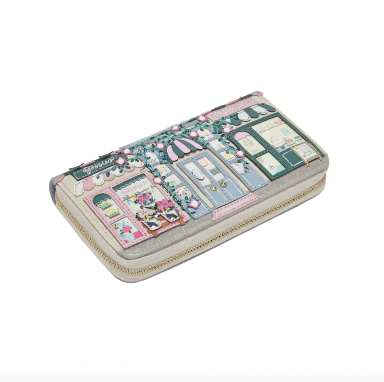 Posies and Patisseries ~ Large Zip Around Wallet