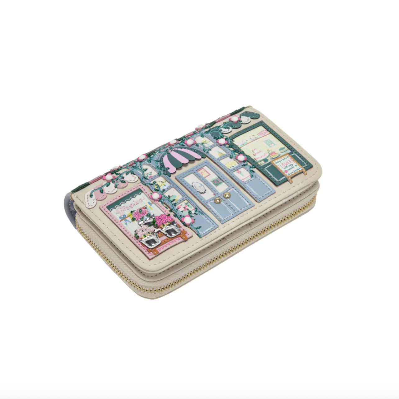 Posies and Patisseries ~ Medium Zip Around Wallet