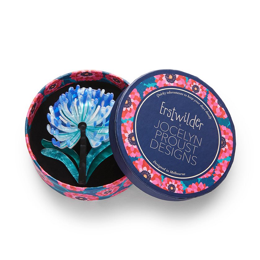 Abundant Agapanthus Brooch - Rockamilly - Jewellery - Vintage