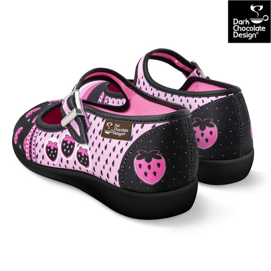 Chocolaticas® Agatha Mary Jane Flats - Rockamilly-Shoes-Vintage