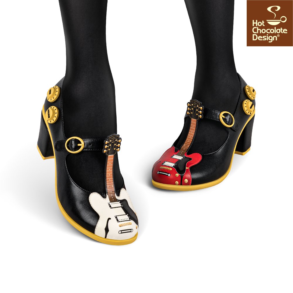 Chocolaticas® Classic Rock Mid Heels - Rockamilly-Shoes-Vintage