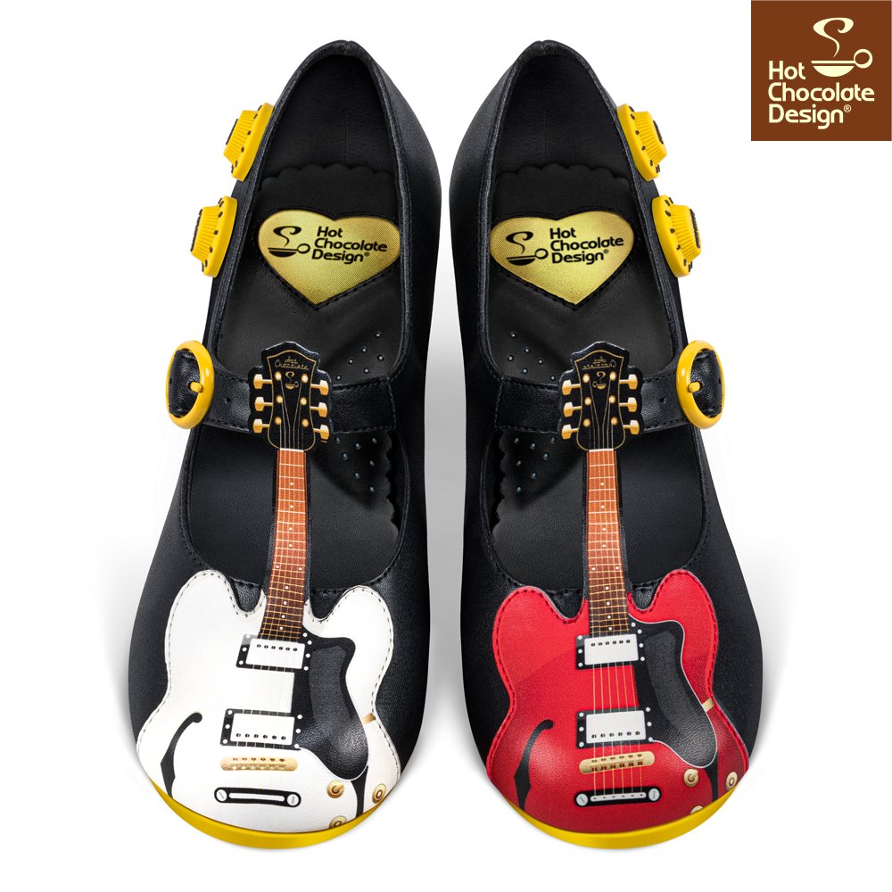 Chocolaticas® Classic Rock Mid Heels - Rockamilly-Shoes-Vintage