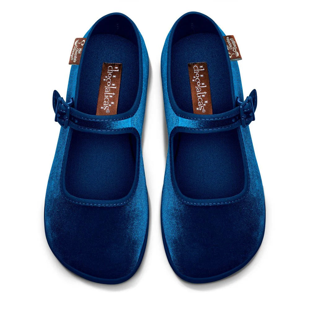 Chocolaticas® Blue Curacao Mary Jane Flats
