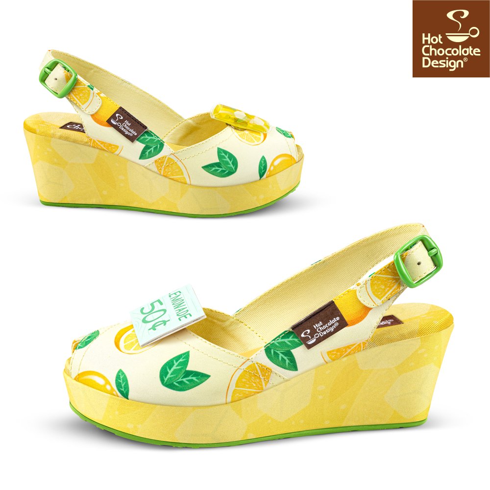 Chocolaticas® Lemonade Stand Sandals - Rockamilly-Shoes-Vintage