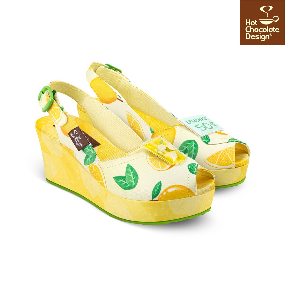 Chocolaticas® Lemonade Stand Sandals - Rockamilly-Shoes-Vintage