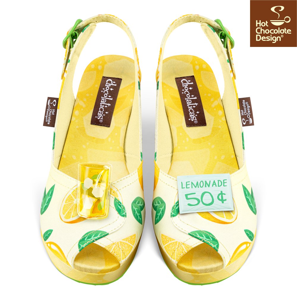 Chocolaticas® Lemonade Stand Sandals - Rockamilly-Shoes-Vintage