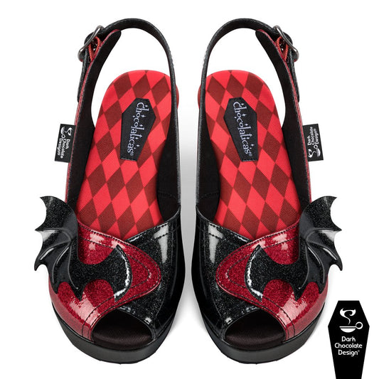 Chocolaticas® Scarlet Sandals - Rockamilly-Shoes-Vintage