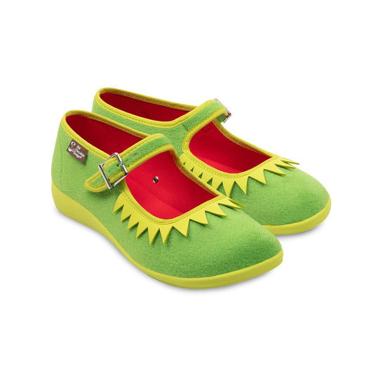 Chocolaticas® The Frog Mary Jane Flats - Rockamilly - Shoes - Vintage
