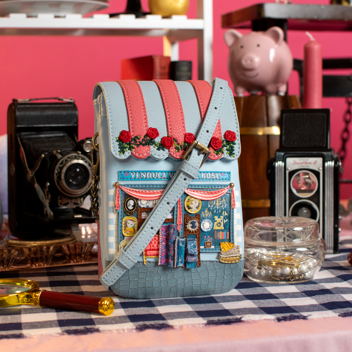 Vendula Vintage Rose ~ Phone Pouch