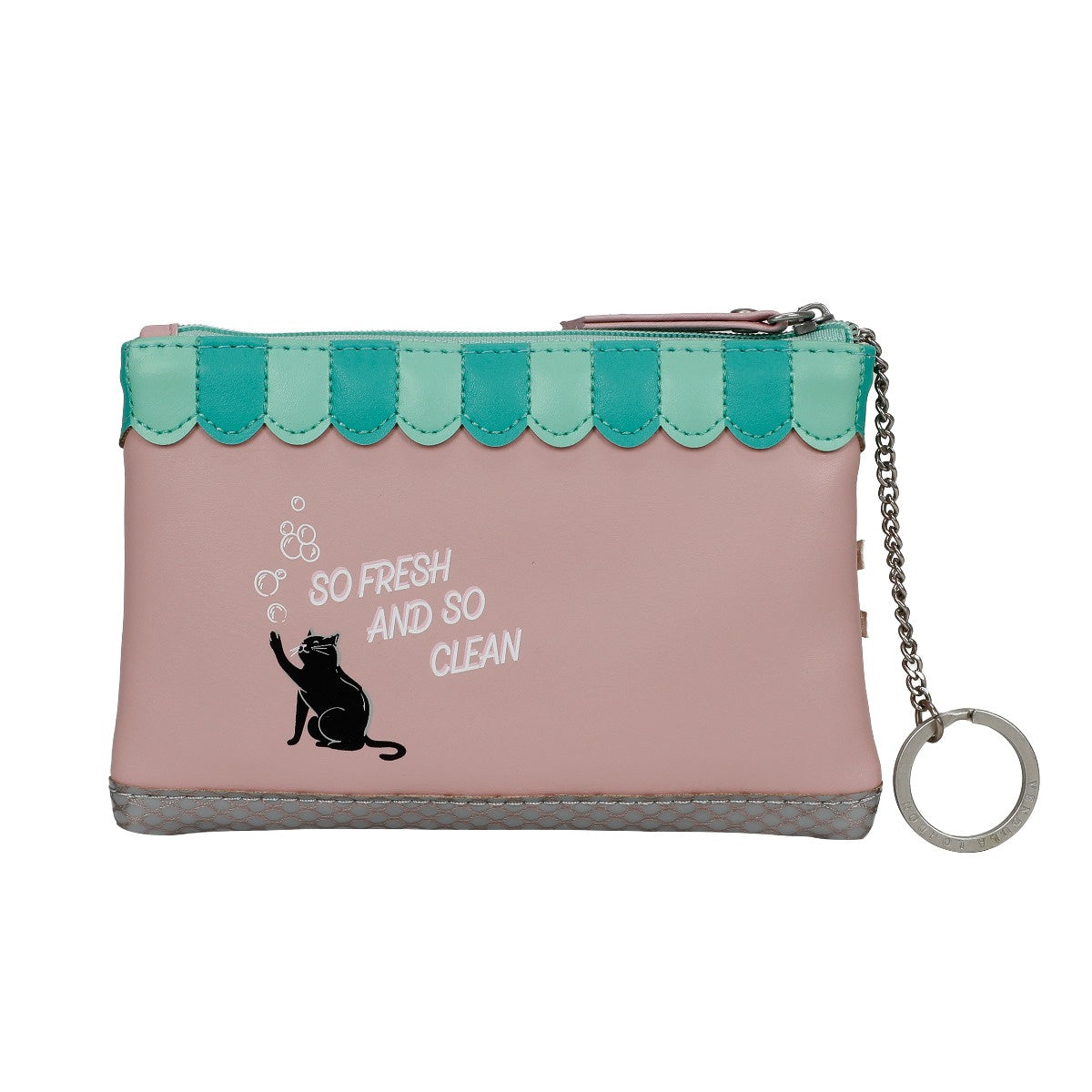 Bubble Cats Laundromat ~ Zipper Coin Purse