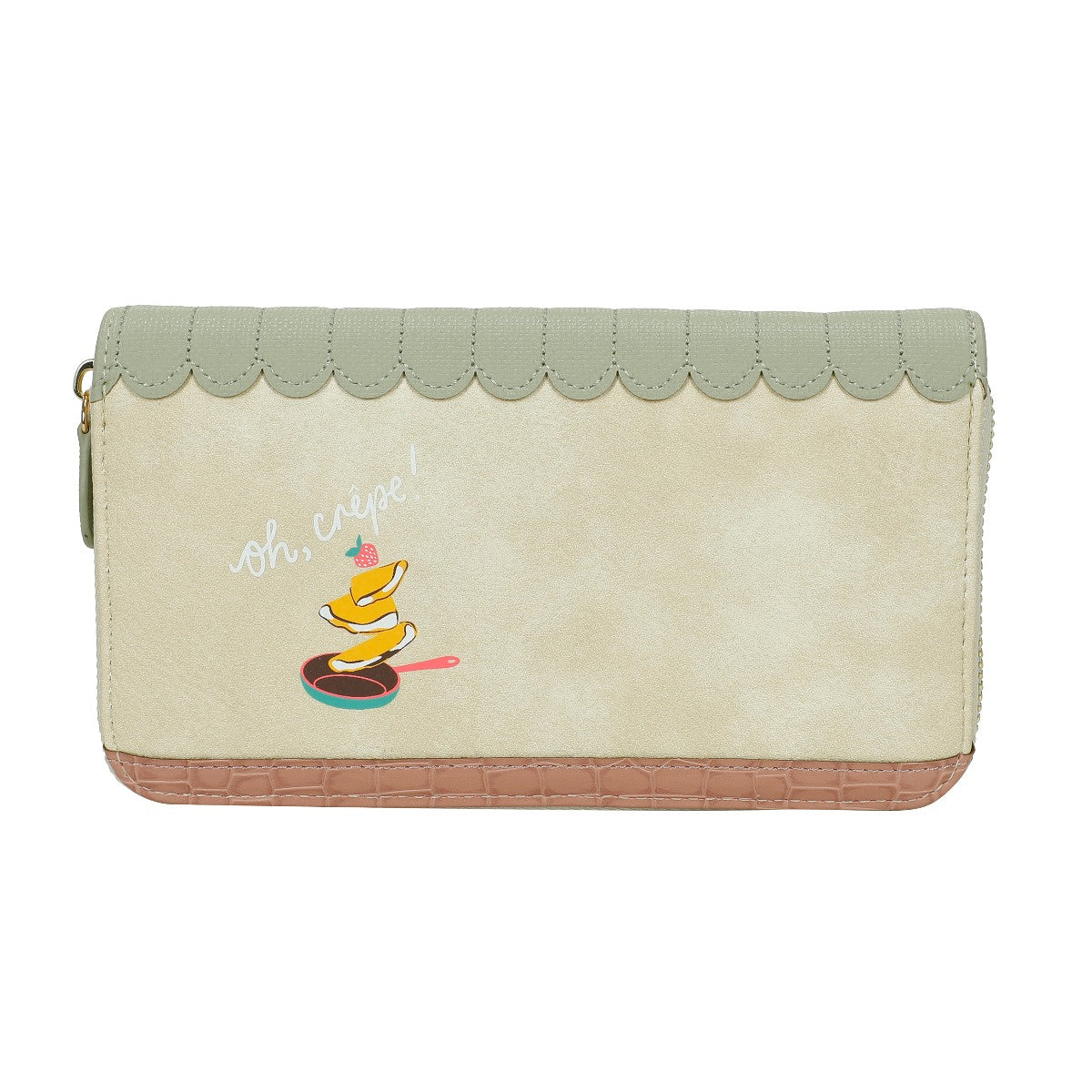 La Petite Creperie ~ Large Ziparound Wallet
