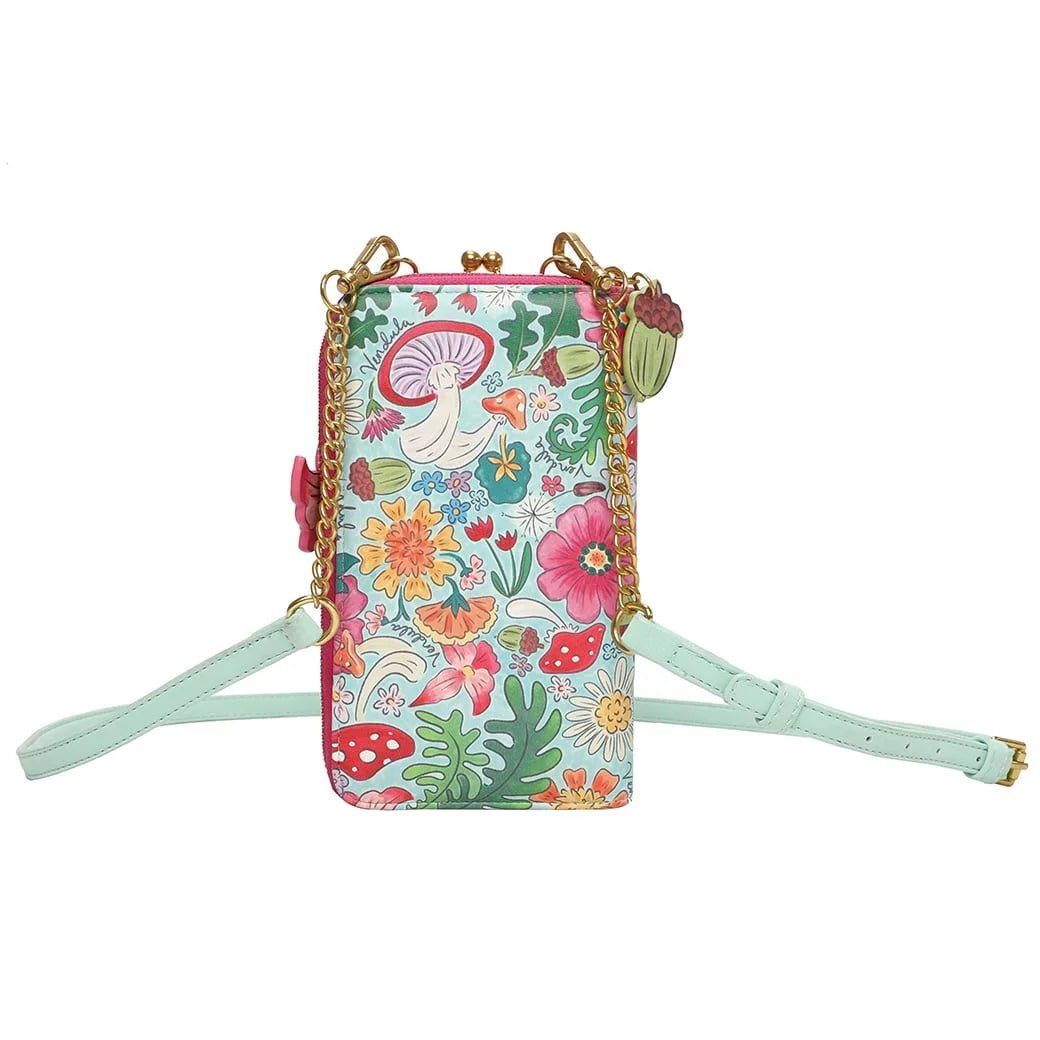 Fairy Village Clipper Phone Pouch - Rockamilly-Bags & Purses-Vintage