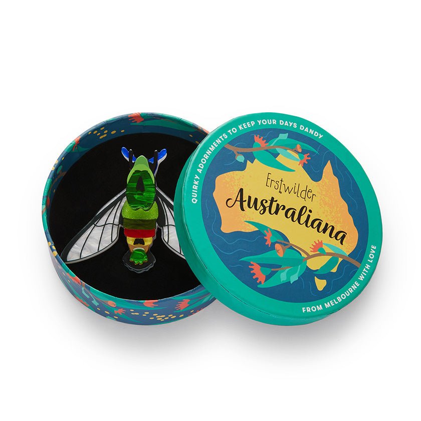 Glimmer the Hawk Moth Brooch - Rockamilly - Jewellery - Vintage