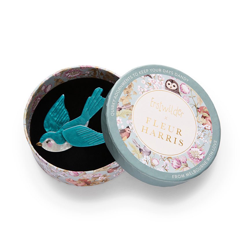 Graceful Swallow Brooch - Rockamilly - Jewellery - Vintage