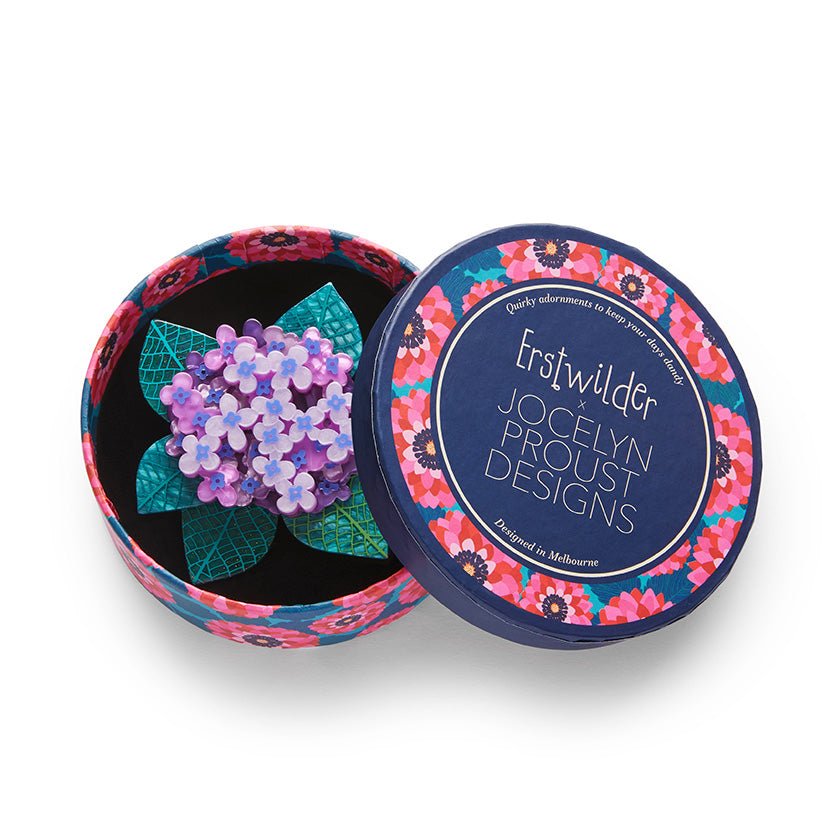 Heavenly Hydrangea Brooch - Rockamilly - Jewellery - Vintage