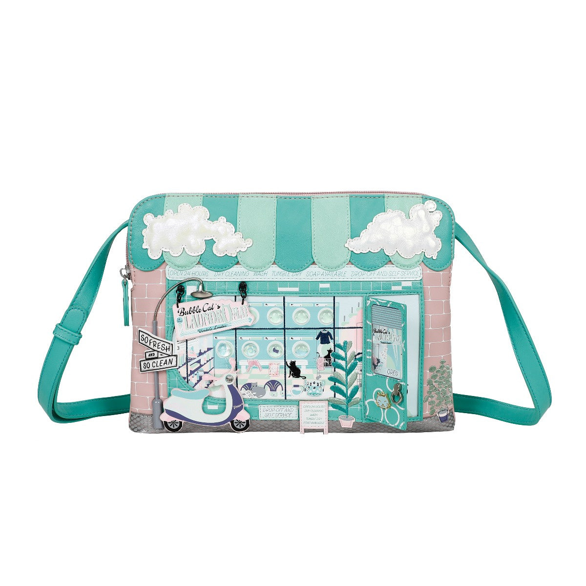 Bubble Cats Laundromat ~ Bella Bag