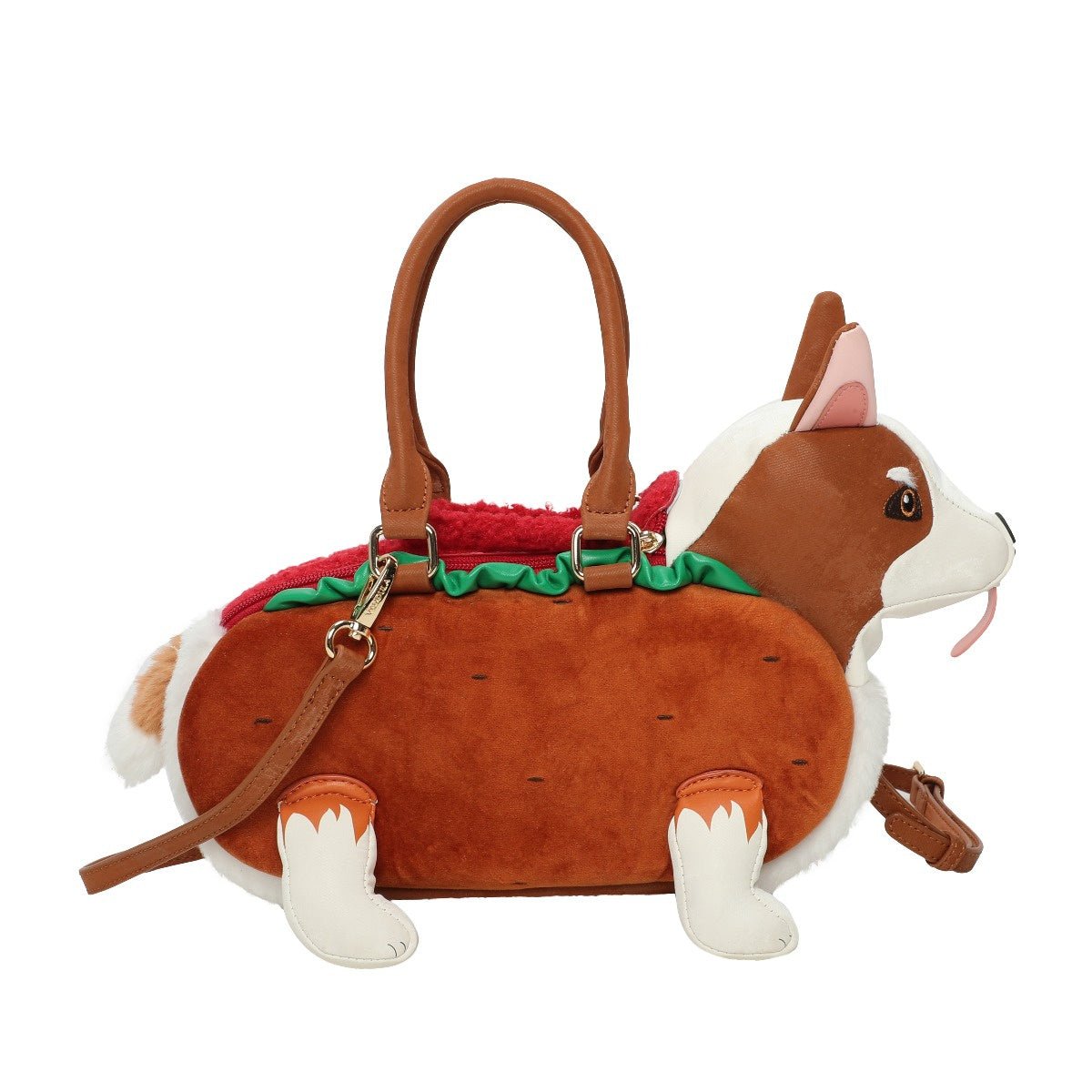 New York City Cats & Corgis - Pretzel The Corgi Grab Bag - Rockamilly - Bags & Purses - Vintage