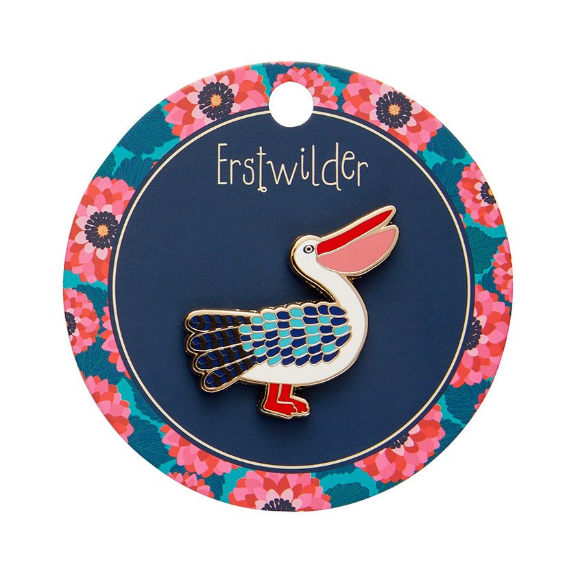 Pelican Perfection Enamel Pin - Rockamilly - Jewellery - Vintage