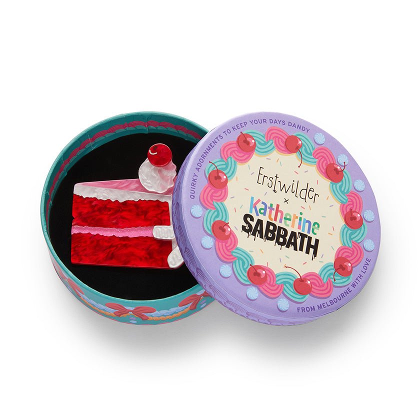 Romance isn't Dead Cake Brooch - Rockamilly - Jewellery - Vintage