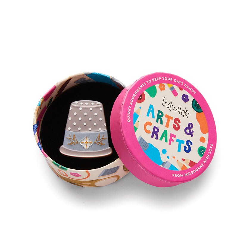 Status Thimble Mini Brooch - Rockamilly - Jewellery - Vintage