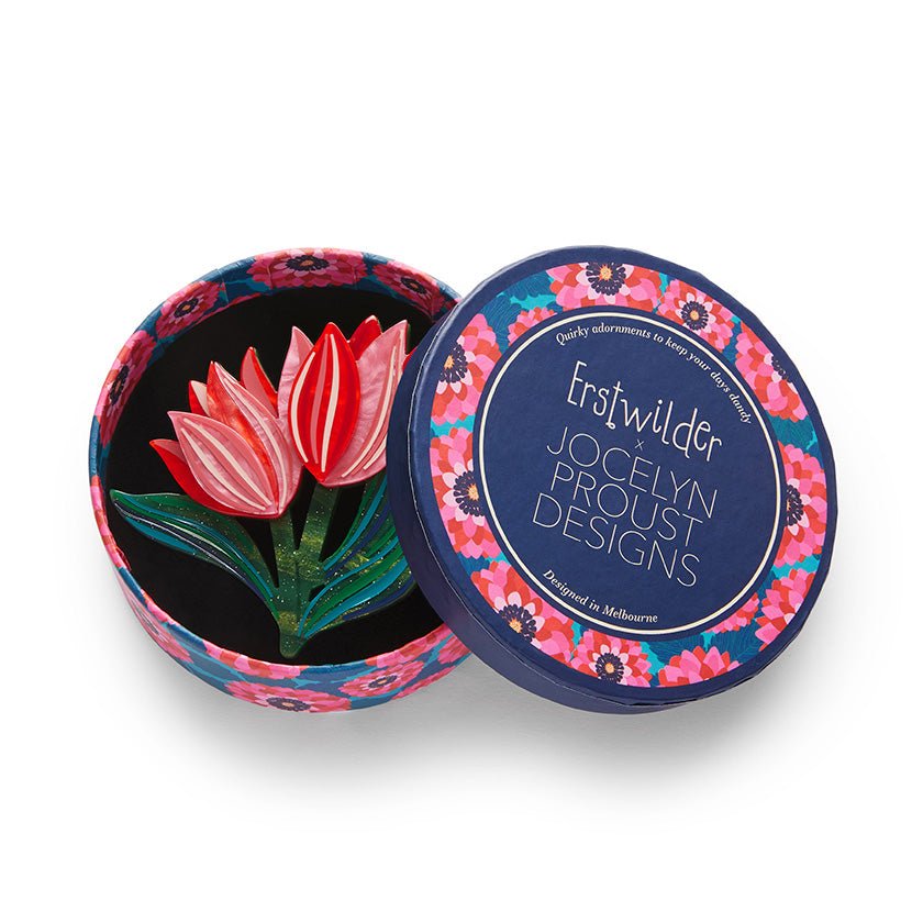 Timeless Tulips Brooch - Rockamilly - Jewellery - Vintage