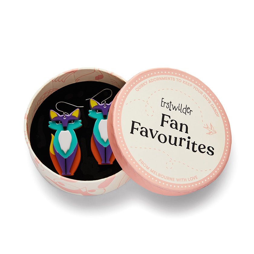 Varuka Fox Drop Earrings - Rockamilly-Jewellery-Vintage