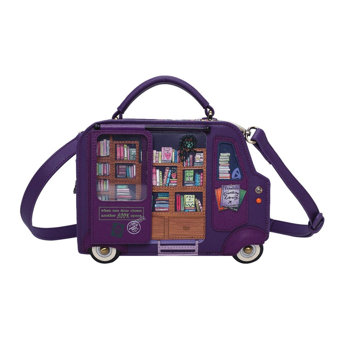 Vendula Travelling Library Truck Grab Bag - Rockamilly - Bags & Purses - Vintage