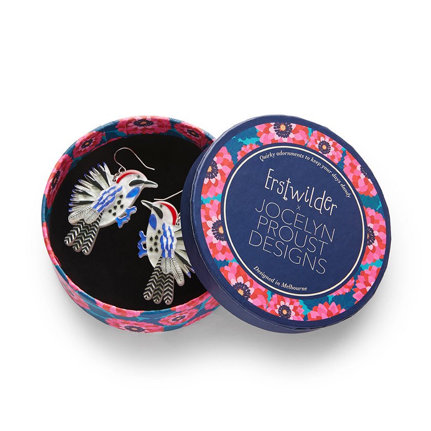 Wondrous Woodpecker Drop Earrings - Rockamilly - Jewellery - Vintage