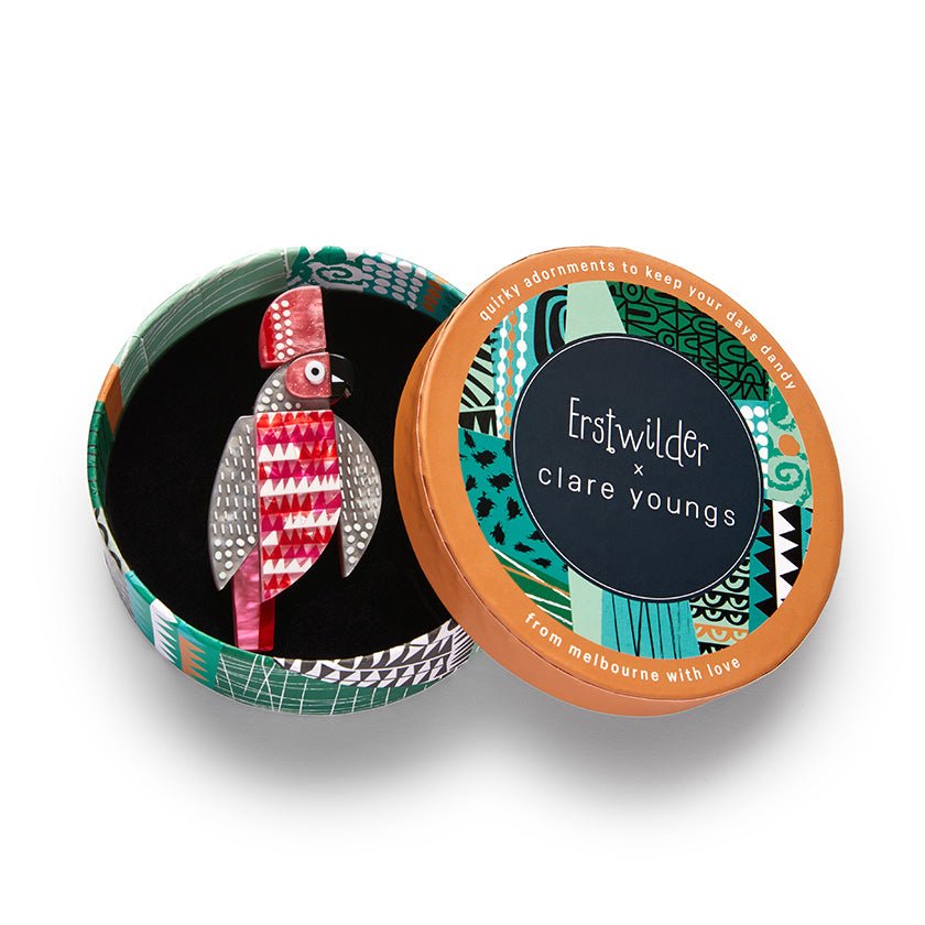 A Cockatoo Named Squawk Brooch - Rockamilly-Jewellery-Vintage